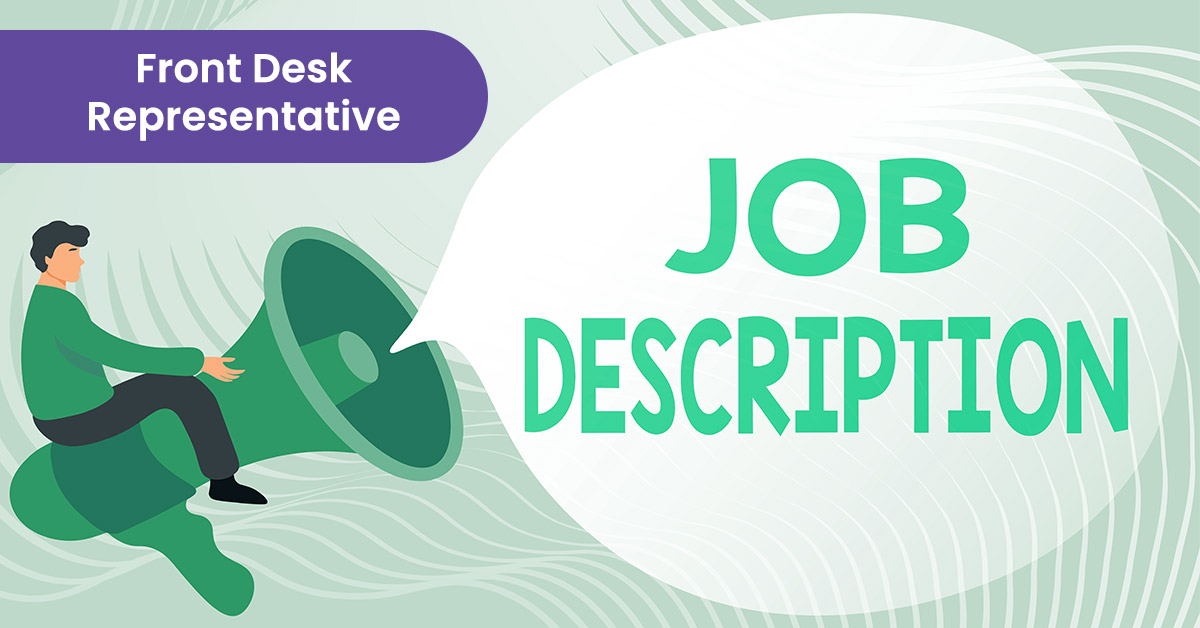 Front Desk Representative job description