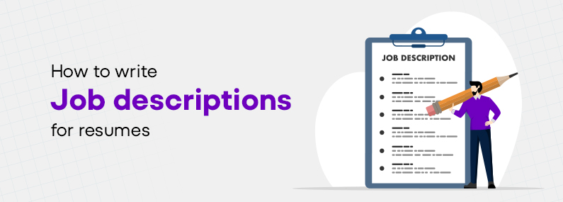 How to Write Job Descriptions for Resumes