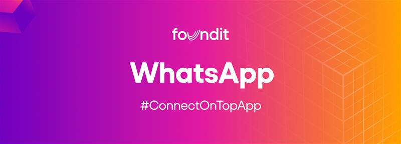 foundit on WhatsApp