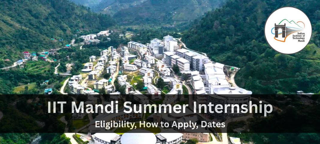 aerial view of IIT Mandi campus