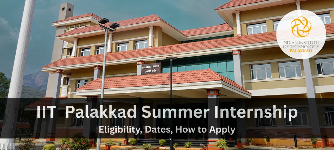 front view of IIT palakkad building with official logo