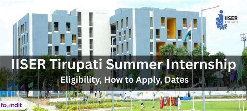 front view of IISER Tirupati academic block