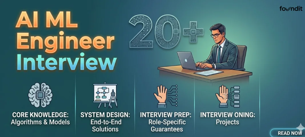 20+ AI ML Engineer Interview Questions and Answers for Job Preparation