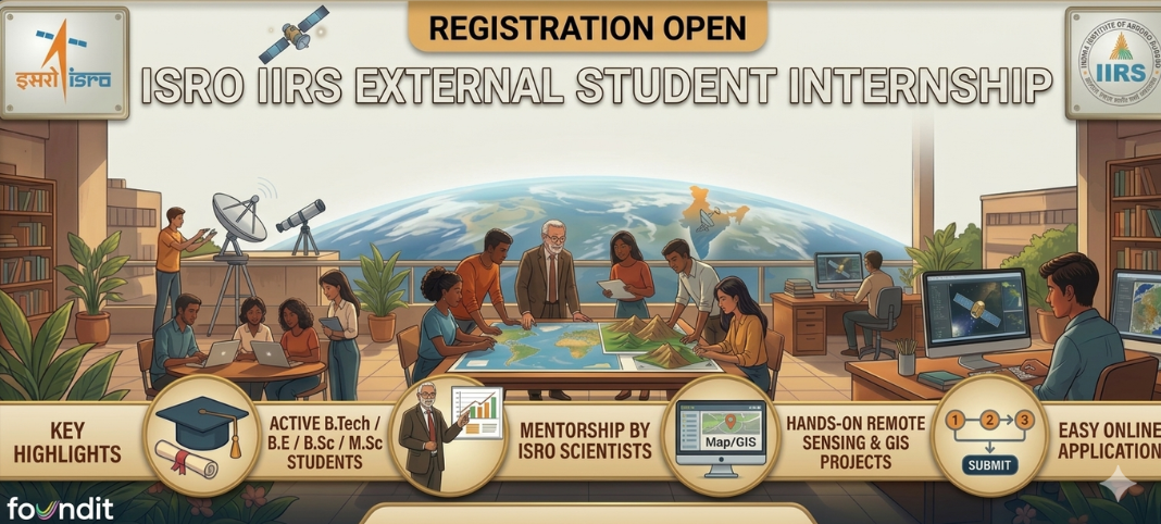 Life Sciences External Student Internship at ISRO – IIRS