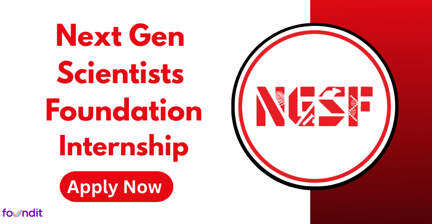 Next Gen Scientists Foundation Internship