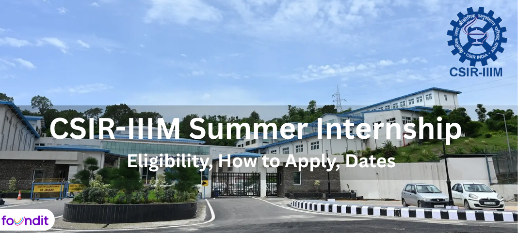 CSIR-IIIM Research & Training Program 2026: Eligibility, How to Apply, Dates