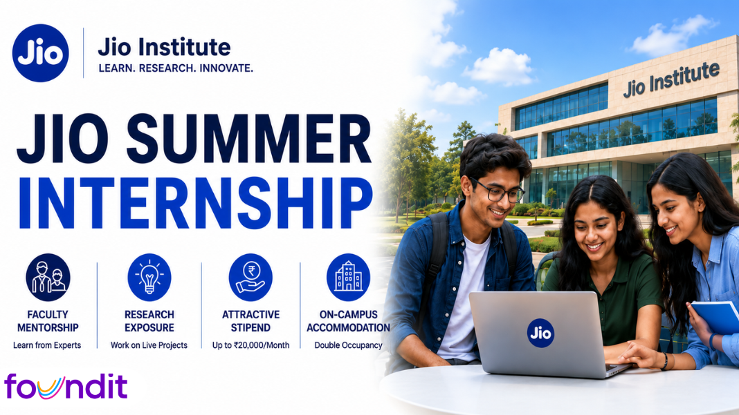 Jio Summer Internship 2026: Eligibility, Stipend, Research Areas and How to Apply