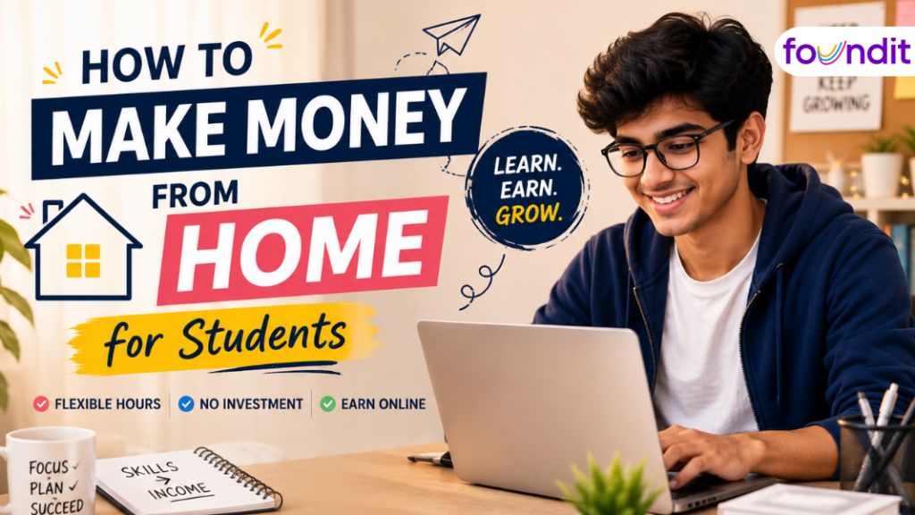 How to Make Money from Home for Students in 2026 | 30 Ways