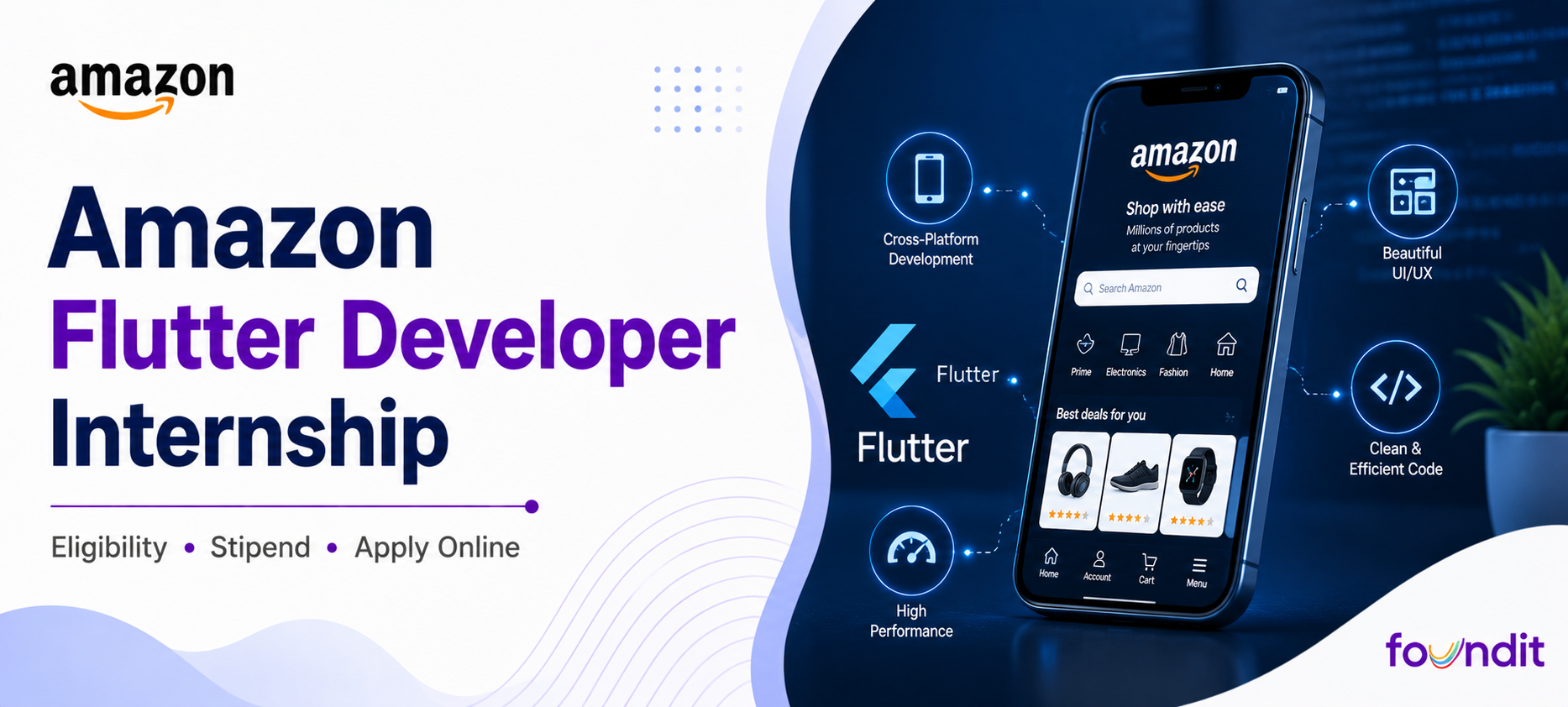 Amazon Flutter Developer Internship ﻿