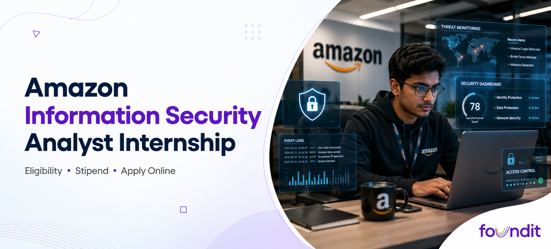 Amazon Information Security Analyst Internship 2026: How to Apply, Eligibility, Roles & Selection Process