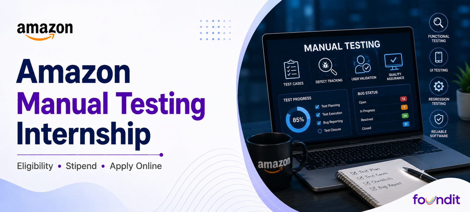Amazon Manual Testing Internship