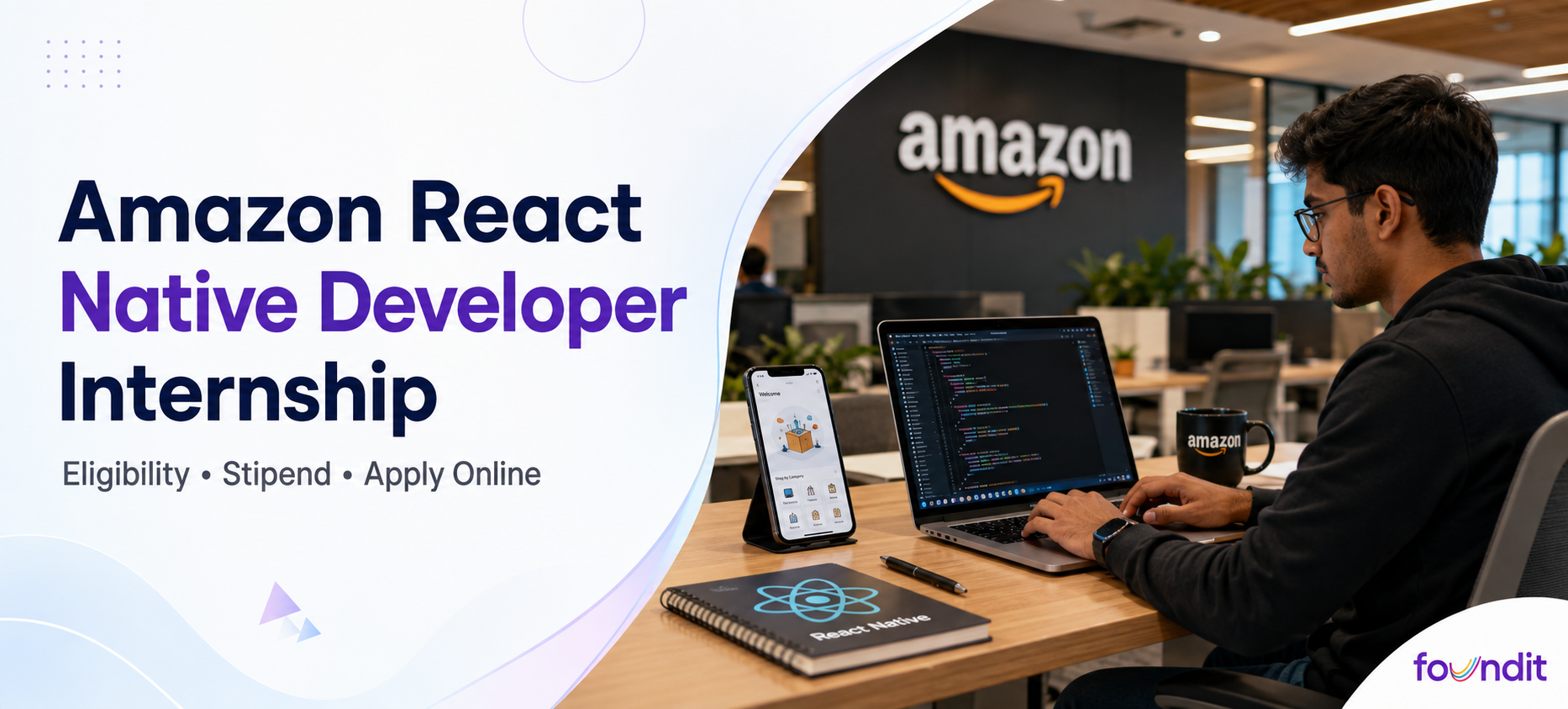 Amazon React Native Developer Internship 2026: How to Apply, Eligibility, Roles & Selection Process