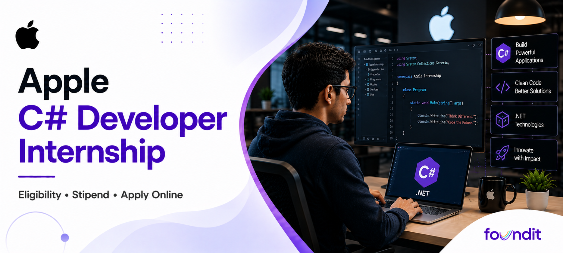Apple C# Developer Internship 2026: How to Apply, Eligibility, Roles & Selection Process