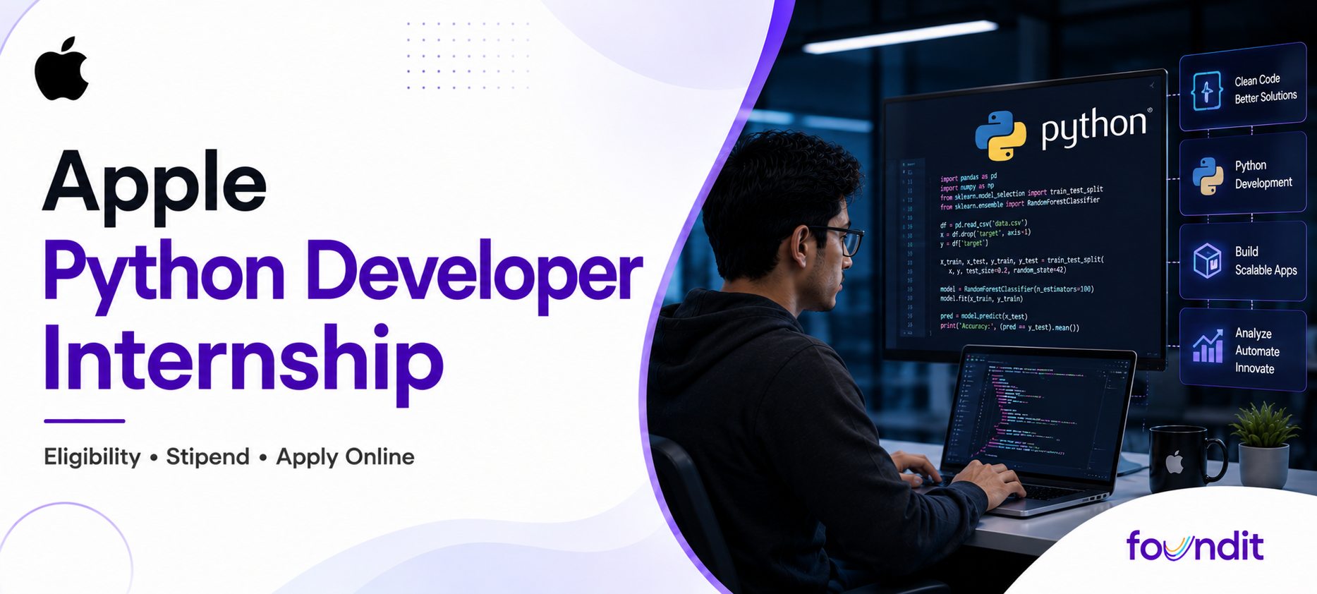Apple Python Developer Internship 2026: How to Apply, Eligibility, Roles & Selection Process