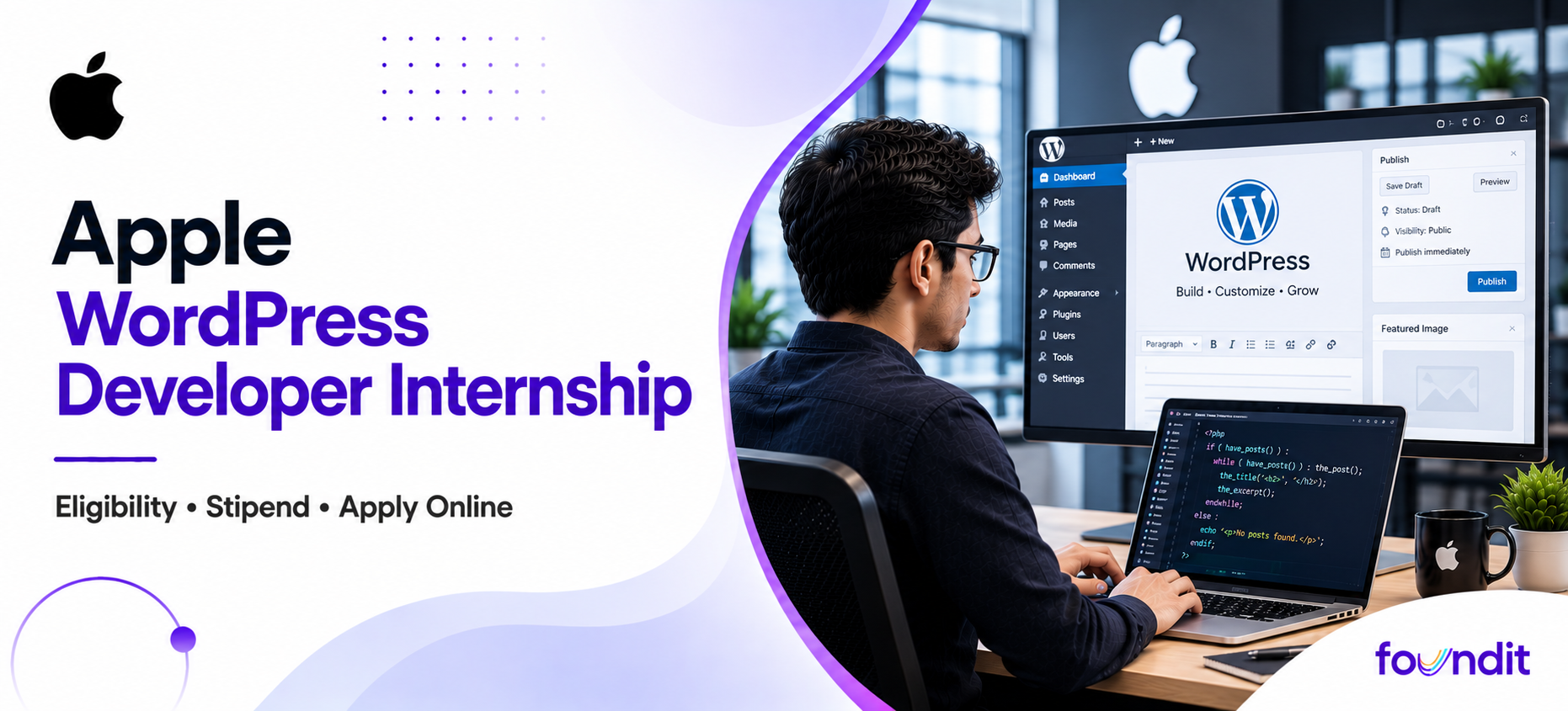 Apple WordPress Developer Internship 2026: How to Apply, Eligibility, Roles & Selection Process