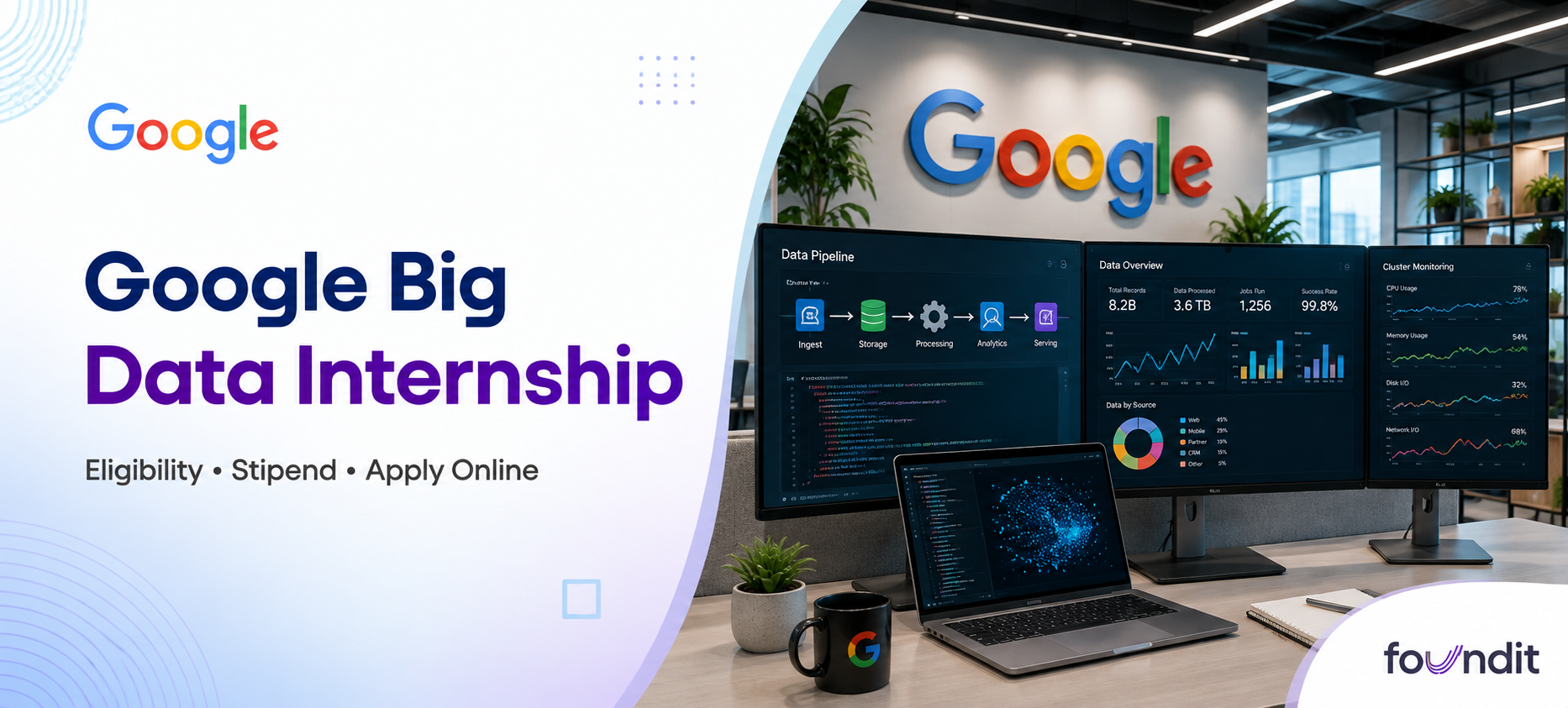 Google Big Data Internship 2027: How to Apply, Eligibility, Roles & Selection Process