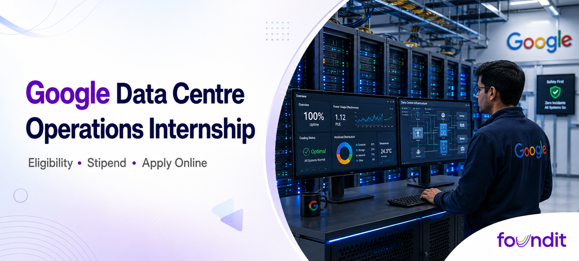 Google Data Center Operations Internship 2027: How to Apply, Eligibility, Roles & Selection Process