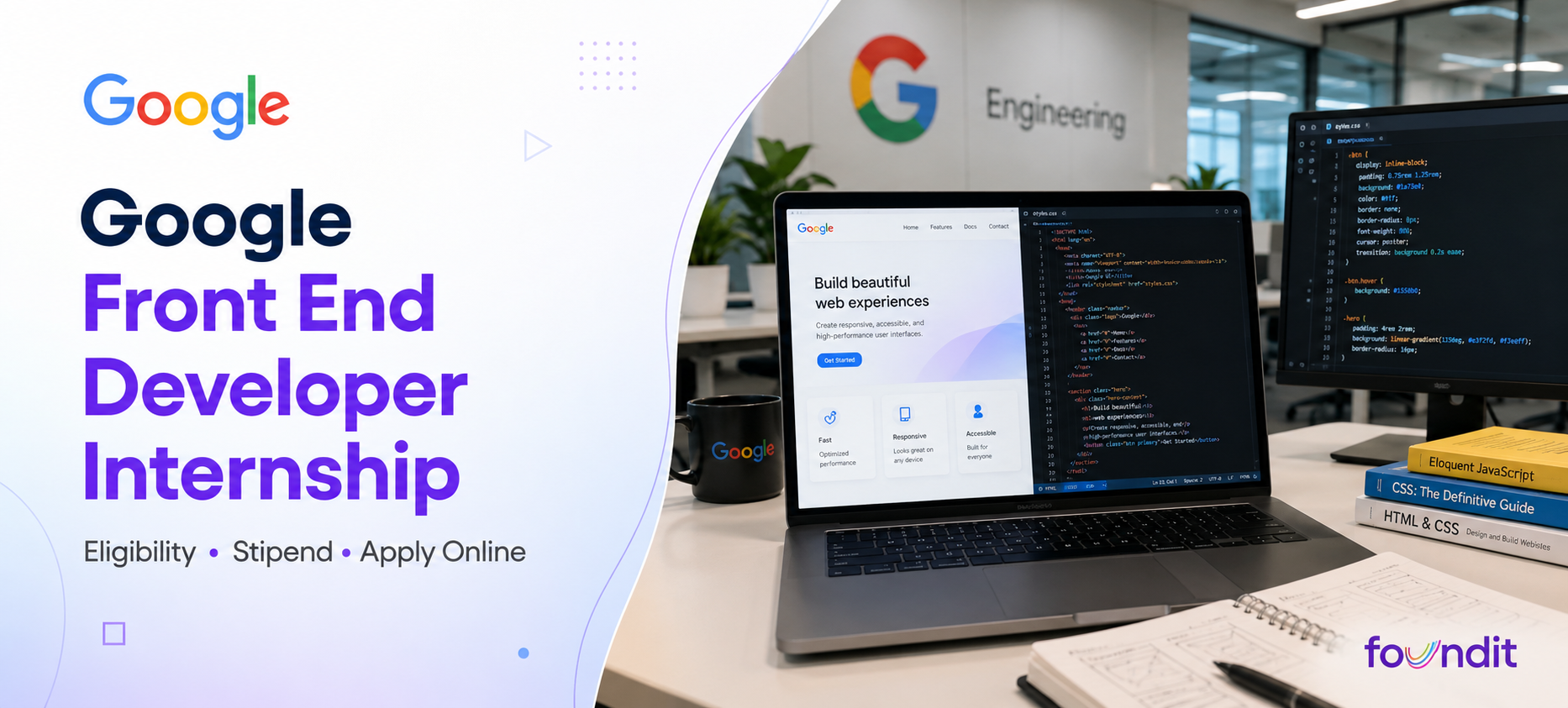 Google Front End Developer Internship