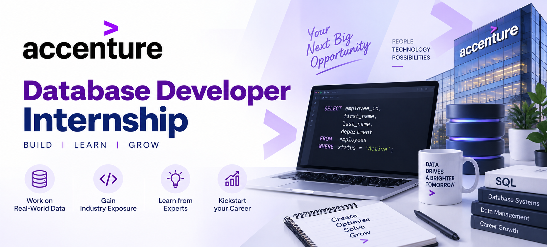 Accenture Database Developer Internship 2026: How to Apply, Eligibility, Roles & Selection Process