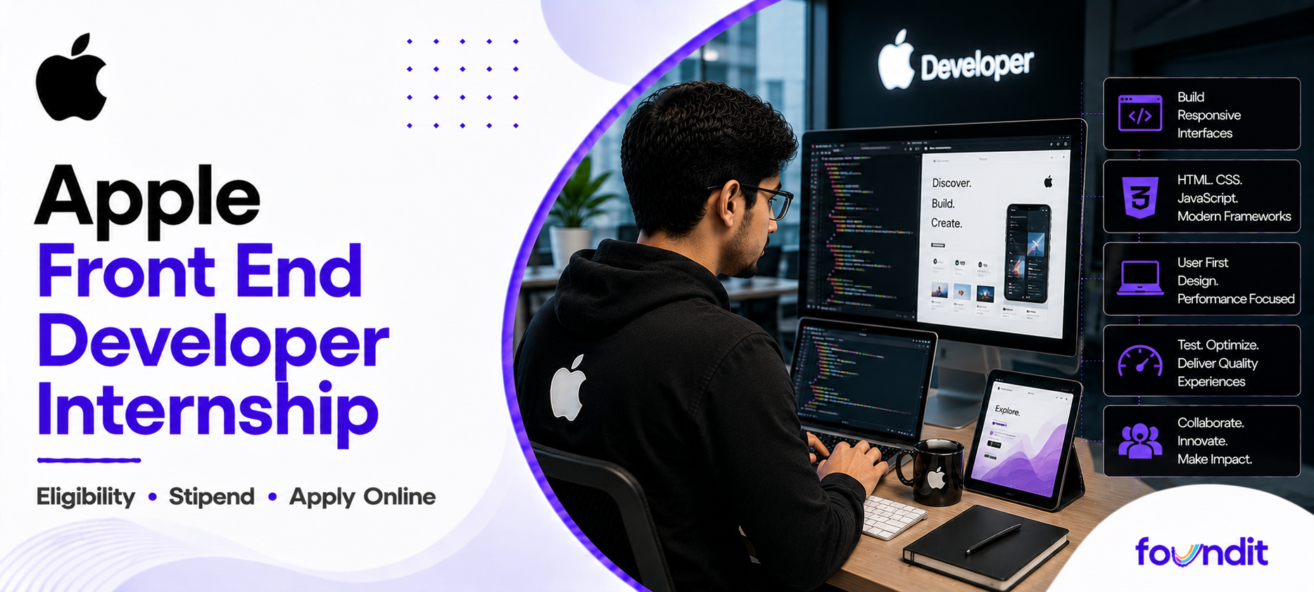 Apple Front End Developer Internship 2026: How to Apply, Eligibility, Roles & Selection Process