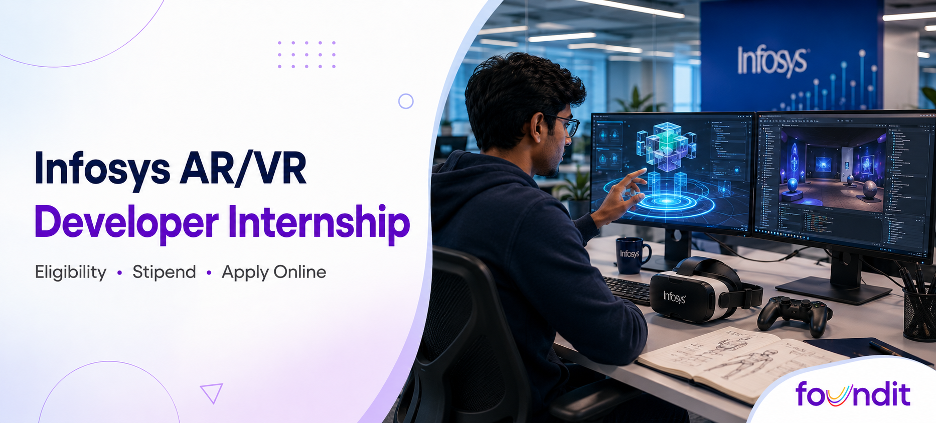 Infosys AR/VR Developer Internship 2026: How to Apply, Eligibility, Roles & Selection Process