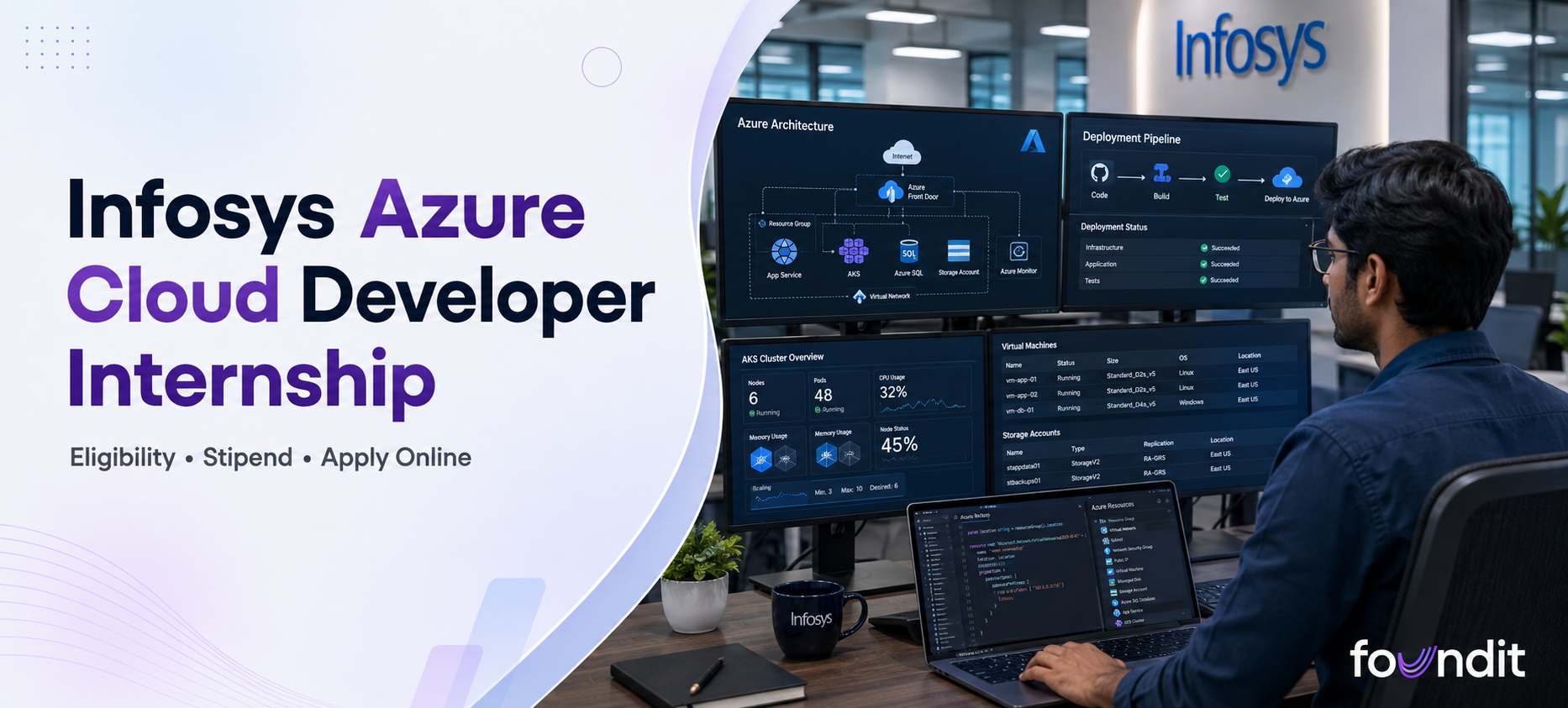 Infosys Azure Cloud Developer Internship 2026: How to Apply, Eligibility, Roles & Selection Process