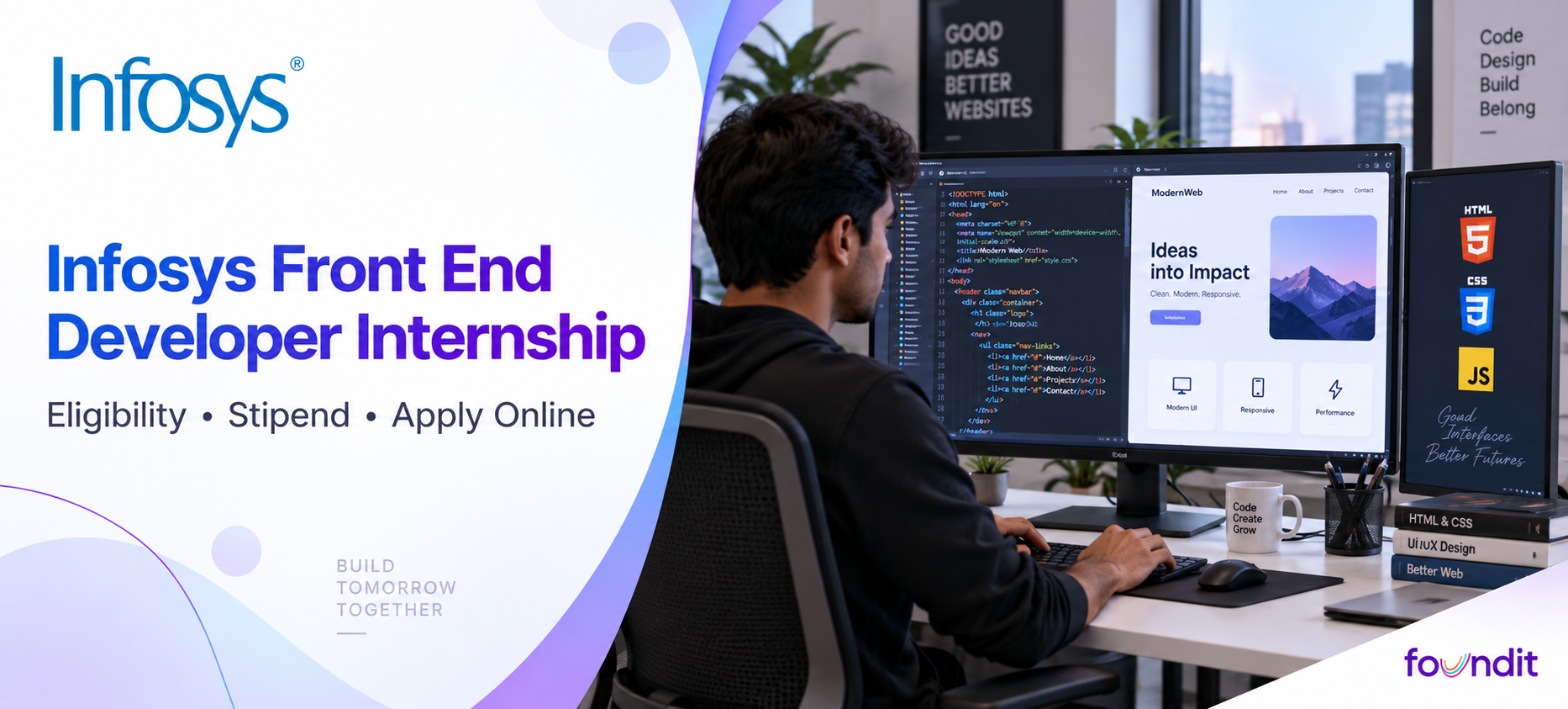 Infosys Front End Developer Internship