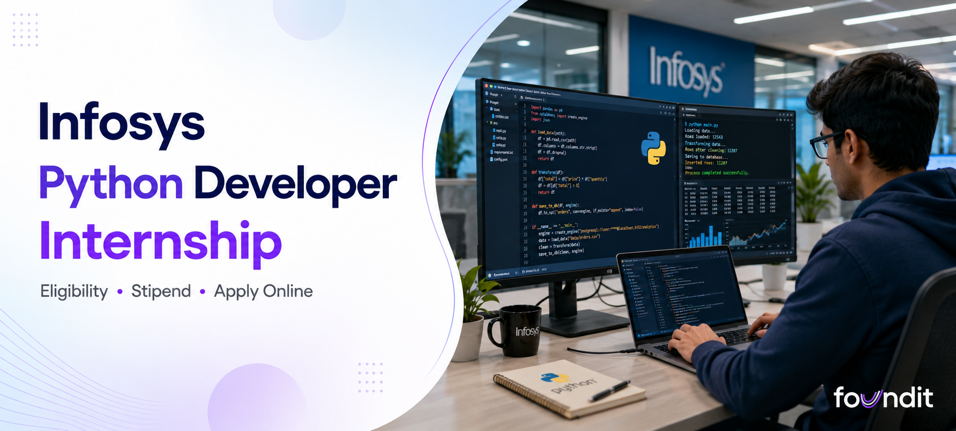 Infosys Python Developer Internship 2026: How to Apply, Eligibility, Roles & Selection Process