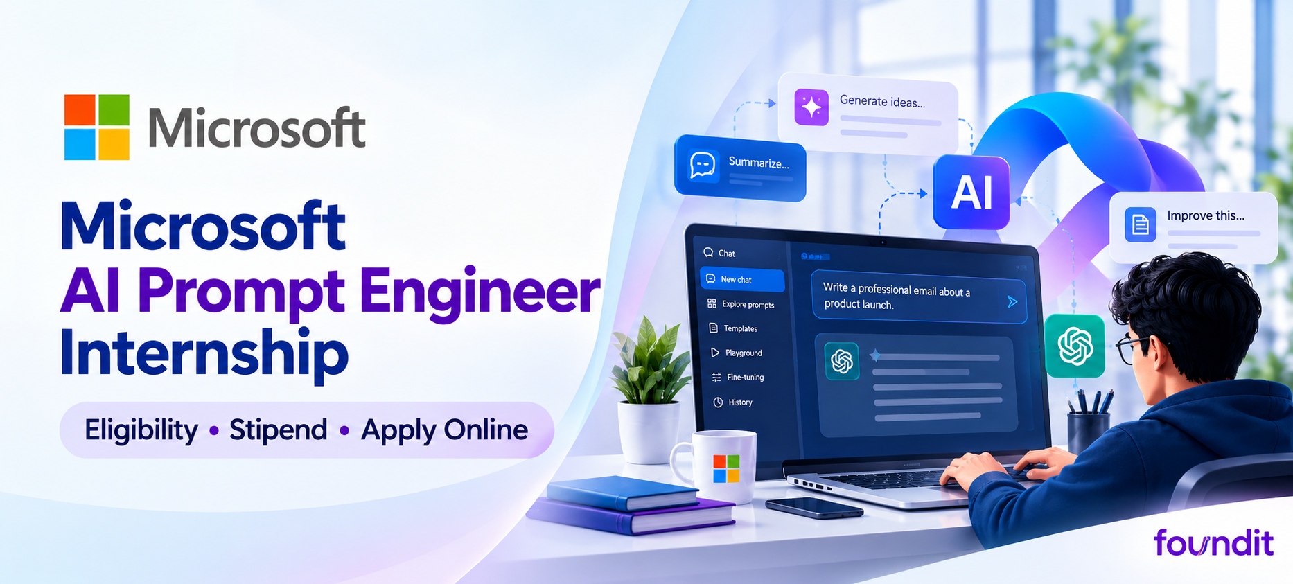 Microsoft AI Prompt Engineer Internship
